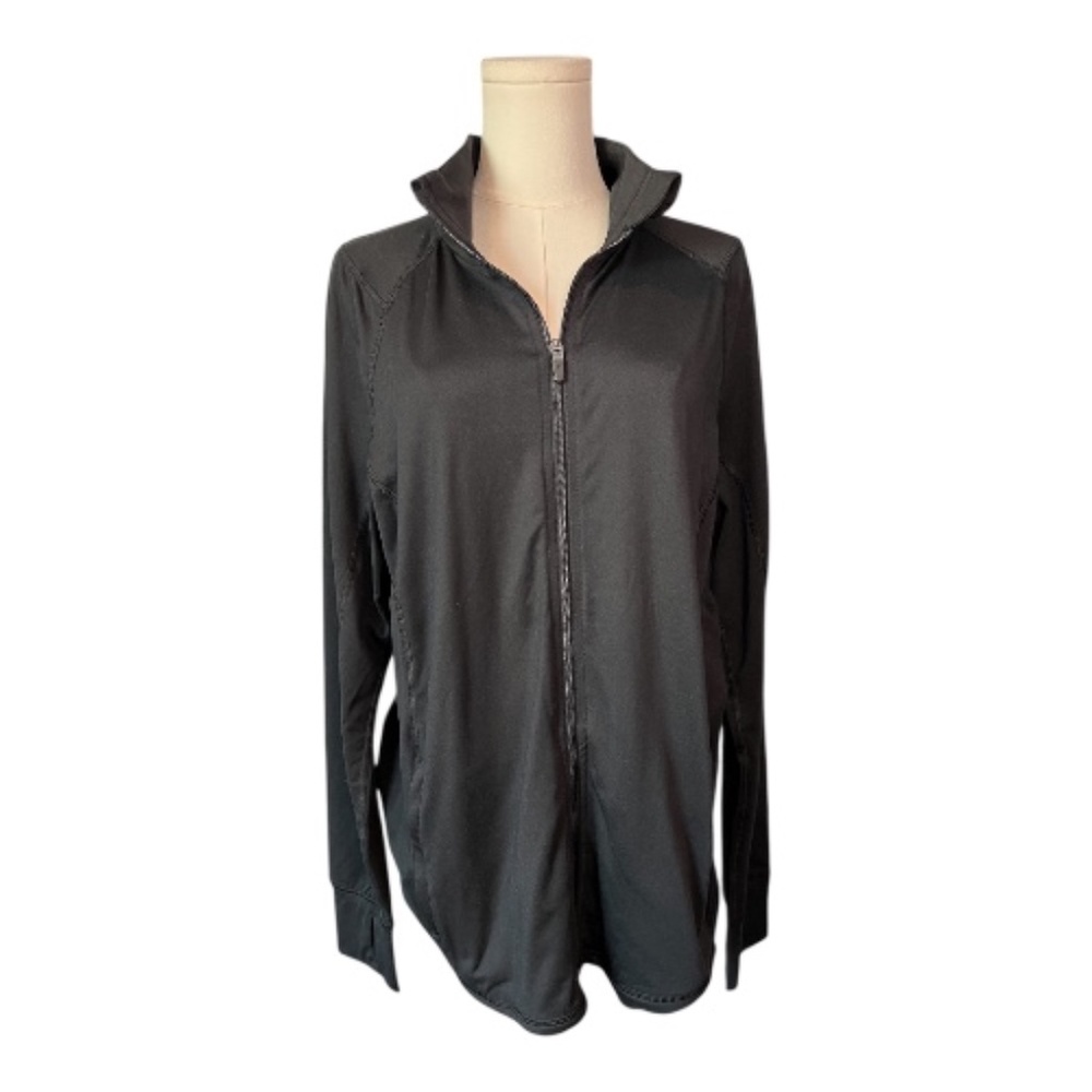 EUC Old Navy Active black Go-Dry full zip jacket | size XL